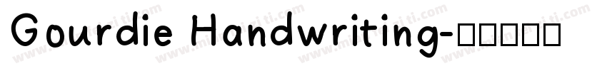 Gourdie Handwriting字体转换